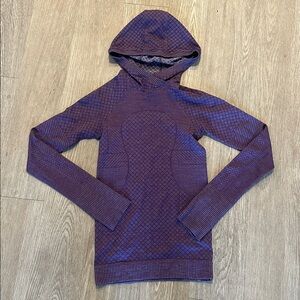 Lululemon Restless Long Sleeve Hoodie Running Top Size 4
